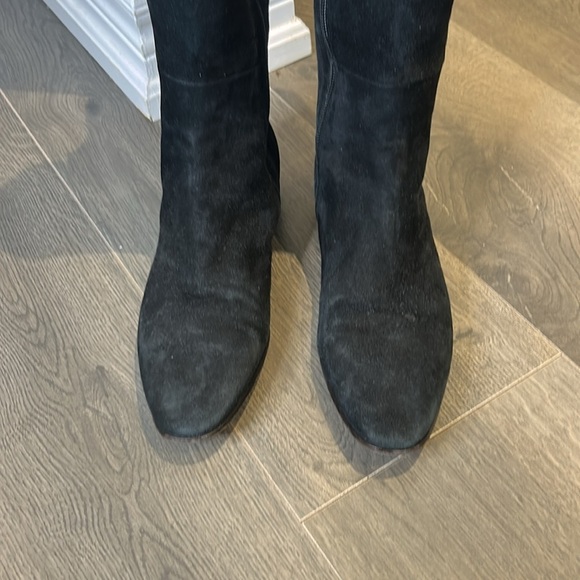 Luca Mode Italy Suede Over the Knee Boots Black, Women’s size 7 - Picture 4 of 14